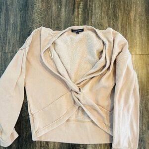 Ocean Drive Women's Beige yoga sweatshirt